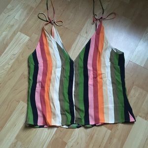 Reformation Tops - Reformation rainbow Harvie Top Reformation Tops - Reformation rainbow Harvie Top